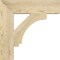 Ekena Millwork Imperial Block Rough Sawn Bracket, Douglas Fir, 4"W x 18"D x 18"H BKT04X18X18IMP05RDF - alternate 3